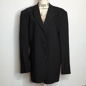 Covarra Pin-stripe 3-Button Jacket New Wool SO SOFT